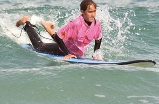 Cours de surf dans les Landes